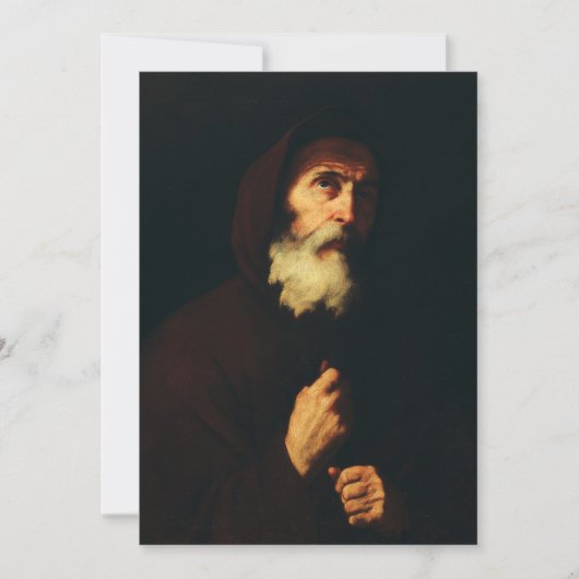 Saint Francis von Paola Einladung (Vorderseite)