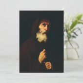 Saint Francis von Paola Einladung (Stehend Vorderseite)