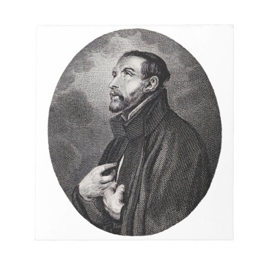 Saint Francis Xavier Notizblock (Vorderseite)