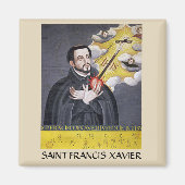 Saint Francis Xavier Portrait Magnet (Vorne)