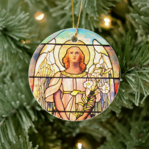 Saint Gabriel Keramik Ornament