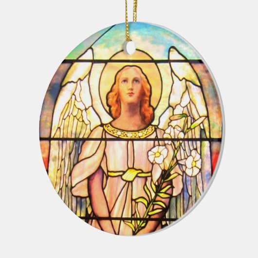 Saint Gabriel Keramik Ornament (Links)