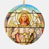 Saint Gabriel Keramik Ornament (Hinten)