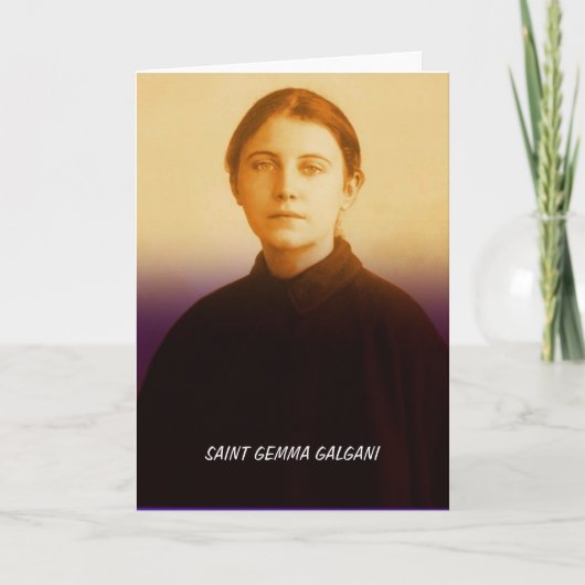 SAINT GEMMA GALGANI KARTE (Vorderseite)
