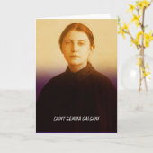 SAINT GEMMA GALGANI KARTE (Gelbe Blume)