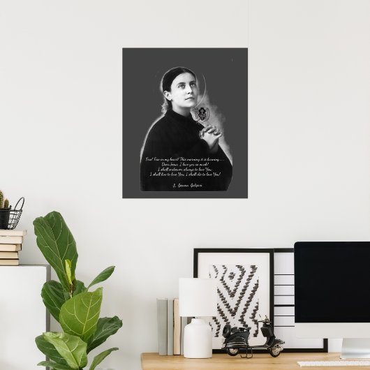 SAINT GEMMA GALGANI POSTER (Heimbüro)