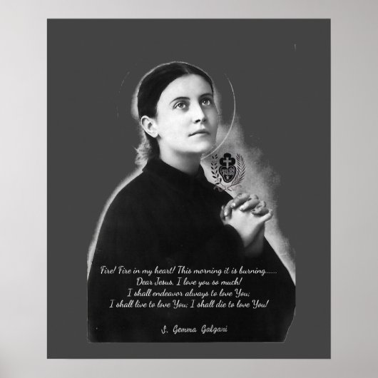 SAINT GEMMA GALGANI POSTER (Vorne)