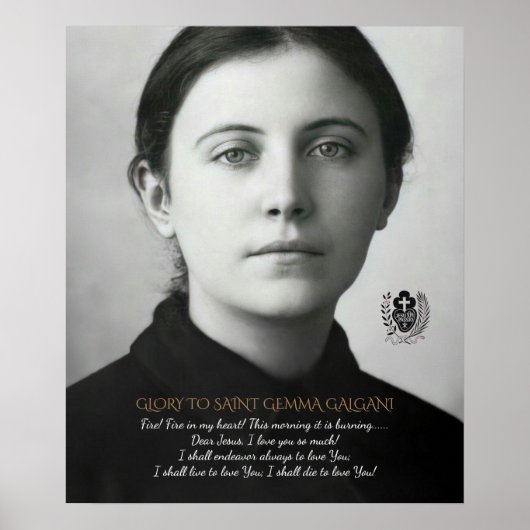 SAINT GEMMA GALGANI POSTER (Vorne)
