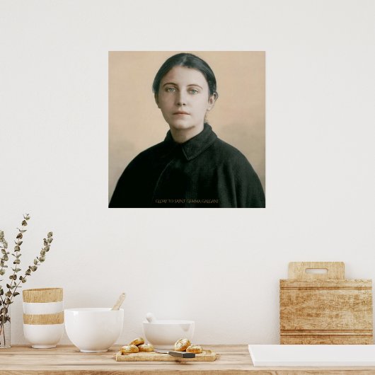 SAINT GEMMA GALGANI POSTER (Küche)
