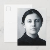 Saint Gemma Galgani Postkarte (Vorne/Hinten)