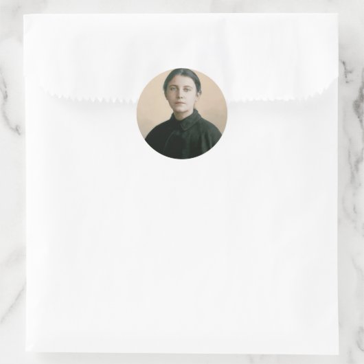 SAINT GEMMA GALGANI RUNDER AUFKLEBER (Tasche)