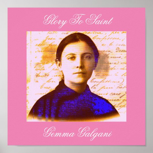 SAINT GEMMA POSTER (Vorne)