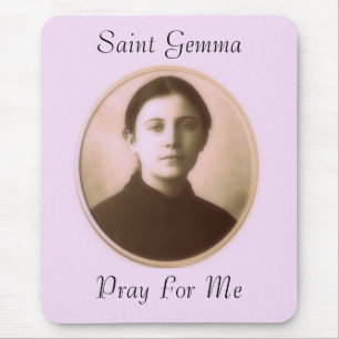 SAINT GEMMA PRAY FÜR MICH MOUSEPAD