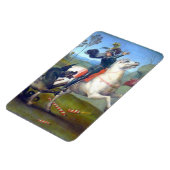 Saint George And The Dragon Painting By Raphael Magnet (Linke Seite)