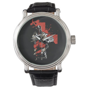 Saint George Christlich Crusader Rotes Kreuz Armbanduhr