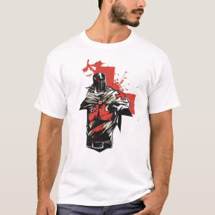Saint George Christlich Crusader Rotes Kreuz T-Shirt