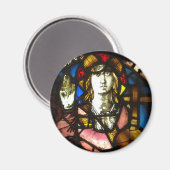 Saint George der Dragon Schicht aus festem Glas Magnet (Vorderseite/Rückseite)