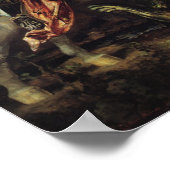 Saint George & Dragon Gustave Moreau Fine Art Poster (Ecke)