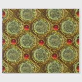 SAINT GEORGE, DRAGON /MADONNA UND KINDERRed Ruby Geschenkpapier (Flach)