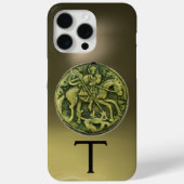 SAINT GEORGE & DRAGON MEDALLION MONOGRAM Agate Ca Case-Mate iPhone Hülle (Rückseite)