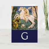 Saint George, Dragon und Princess Monogram (Vorderseite)