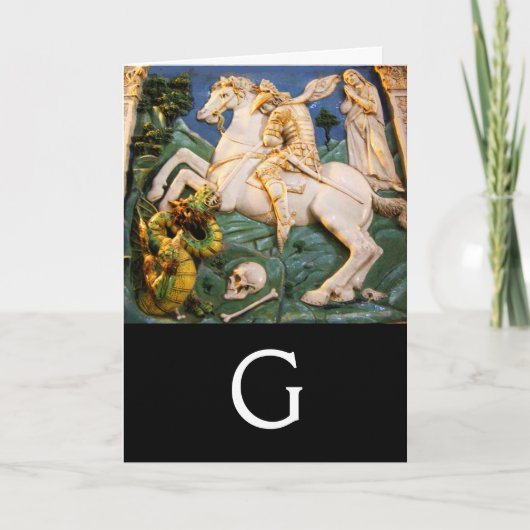 Saint George, Dragon und Princess Monogram (Vorderseite)