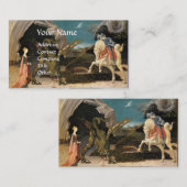 SAINT GEORGE, DRAGON UND PRINCESS VISITENKARTE (Vorne/Hinten)