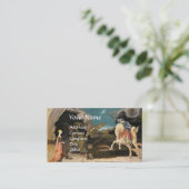 SAINT GEORGE, DRAGON UND PRINCESS VISITENKARTE (Stehend Vorderseite)