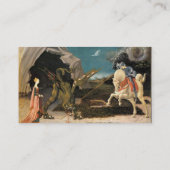 SAINT GEORGE, DRAGON UND PRINCESS VISITENKARTE (Rückseite)