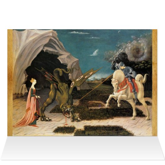 Saint George, Dragon und Prinzessin (Innenansicht Horizontal (Oben))