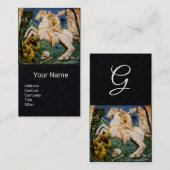Saint George, Dragonm, Princess Monogram Pack Pape Visitenkarte (Vorne/Hinten)