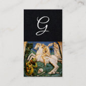 Saint George, Dragonm, Princess Monogram Pack Pape Visitenkarte (Rückseite)