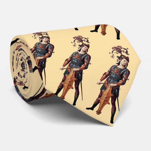 Saint George, Elfenbeinmuster Krawatte (Gerollt)