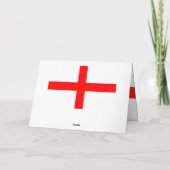 Saint-George-Flagge in England Karte (Rückseite)