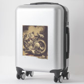 Saint George Killing der Drache Aufkleber (Koffer)
