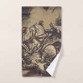 Saint George Killing der Drache Badhandtuch Set (Handtuch)