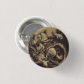 Saint George Killing der Drache Button (Vorne & Hinten)