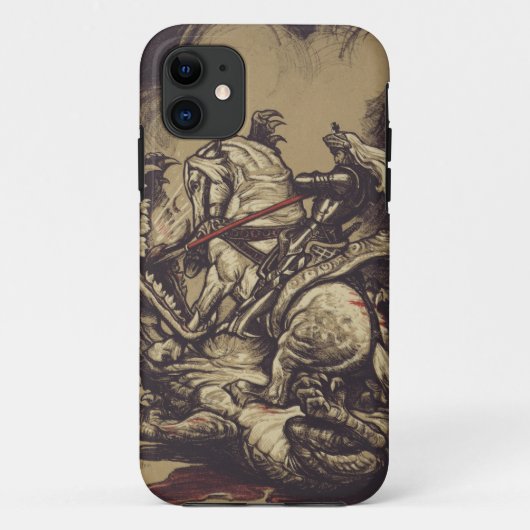 Saint George Killing der Drache Case-Mate iPhone Hülle (Rückseite)