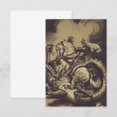 Saint George Killing der Drache Dankeskarte (Vorne/Hinten)