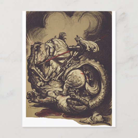 Saint George Killing der Drache Flyer (Vorne)