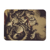 Saint George Killing der Drache Magnet (Horizontal)