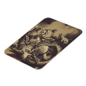 Saint George Killing der Drache Magnet (Linke Seite)