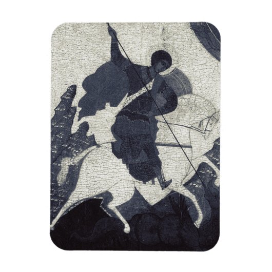 Saint George Killing der Drache Magnet (Vertikal)