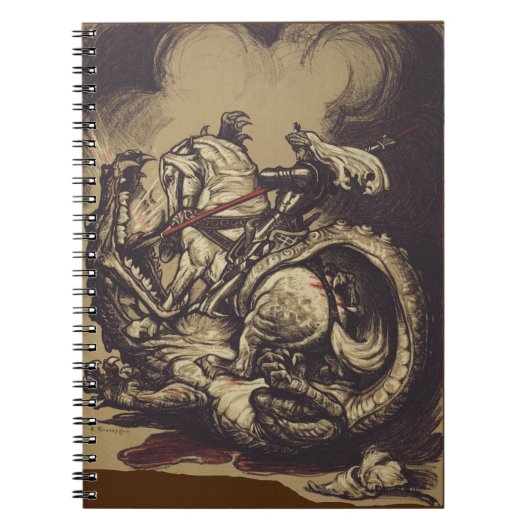 Saint George Killing der Drache Notizblock (Vorderseite)