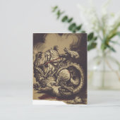 Saint George Killing der Drache Postkarte (Stehend Vorderseite)