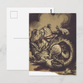 Saint George Killing der Drache Postkarte (Vorne/Hinten)