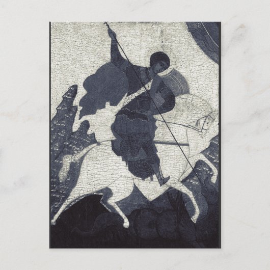 Saint George Killing der Drache Postkarte (Vorderseite)