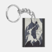 Saint George Killing der Drache Schlüsselanhänger (Vorderseite links)