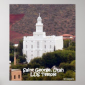 Saint George LDS Temple Poster (Vorne)