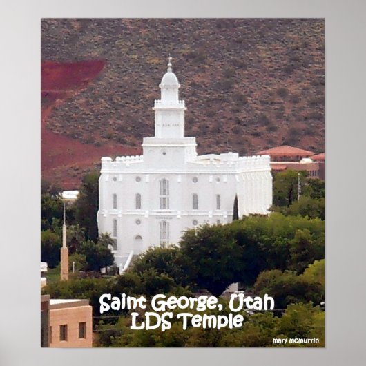 Saint George LDS Temple Poster (Vorne)